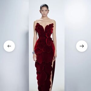 Luxurious Velvet Strapless Maxi Dress